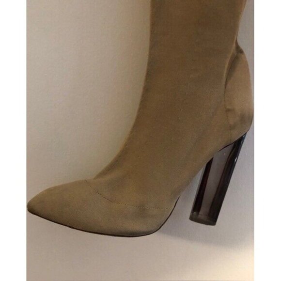 PREOWNED YEEZY SEASON 3 CELEBRITY OWNED OVER THE KNEE KNITTED SOCK BOOTS SZ 9.5 - Picture 13 of 16